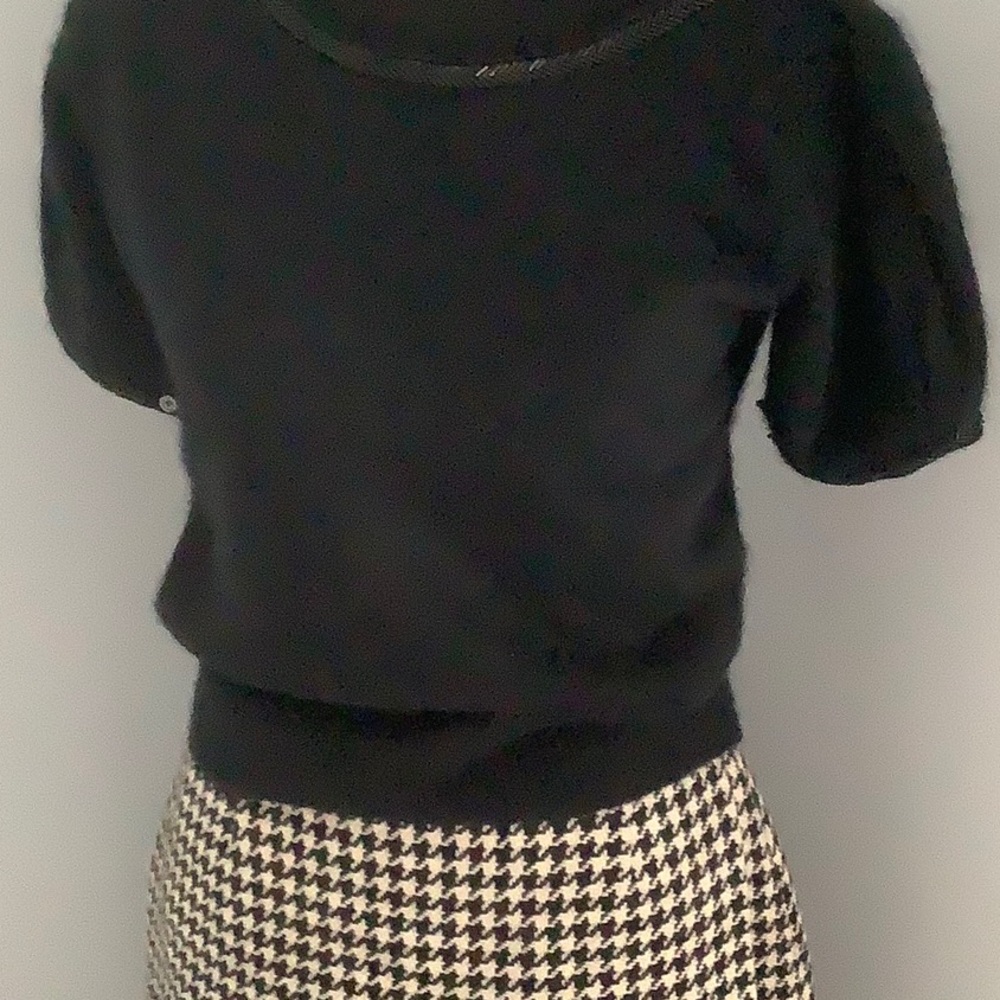 Marisa Christina puffy sleeve sweater 50% lambs wool 10% nylon 40% angora